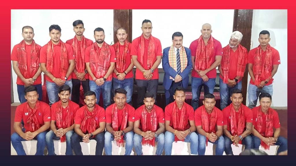 Gyanendra Malla with his team