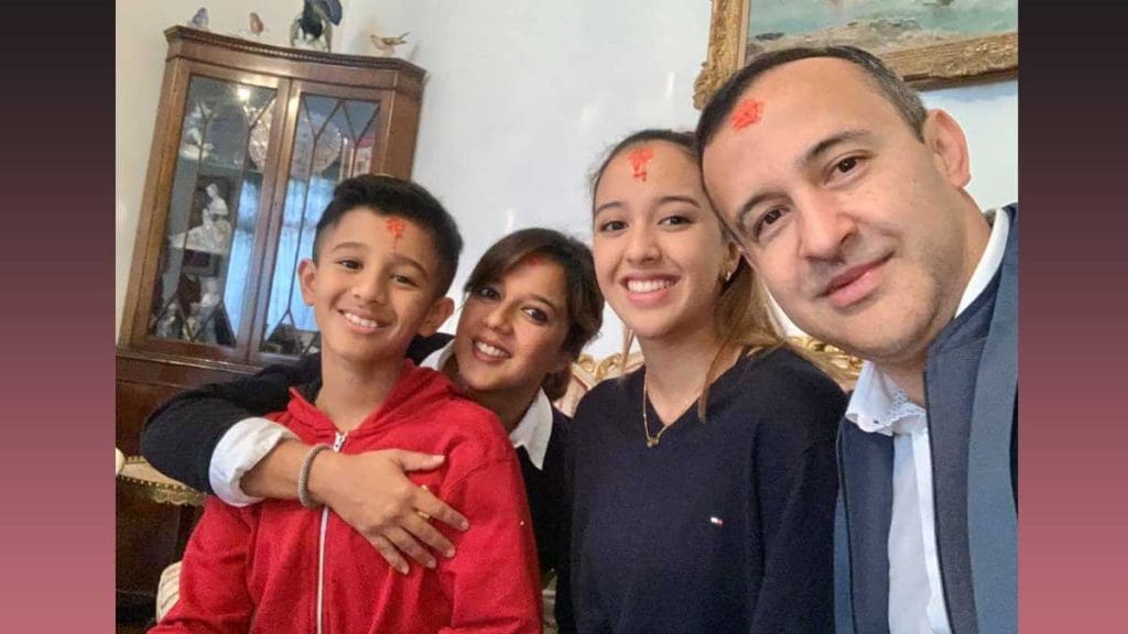 Gaurika Singh Family