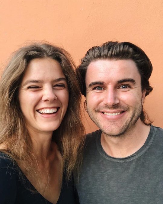 Sam Ovens and his wife Ashleigh Ovens