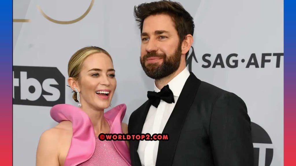 Emily blunt and john Krasinski Photo