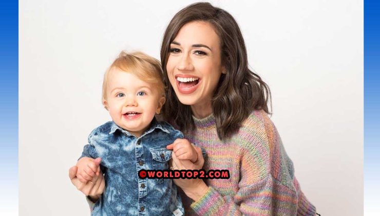 Colleen Ballinger with her son Flynn Timothy Stocklin