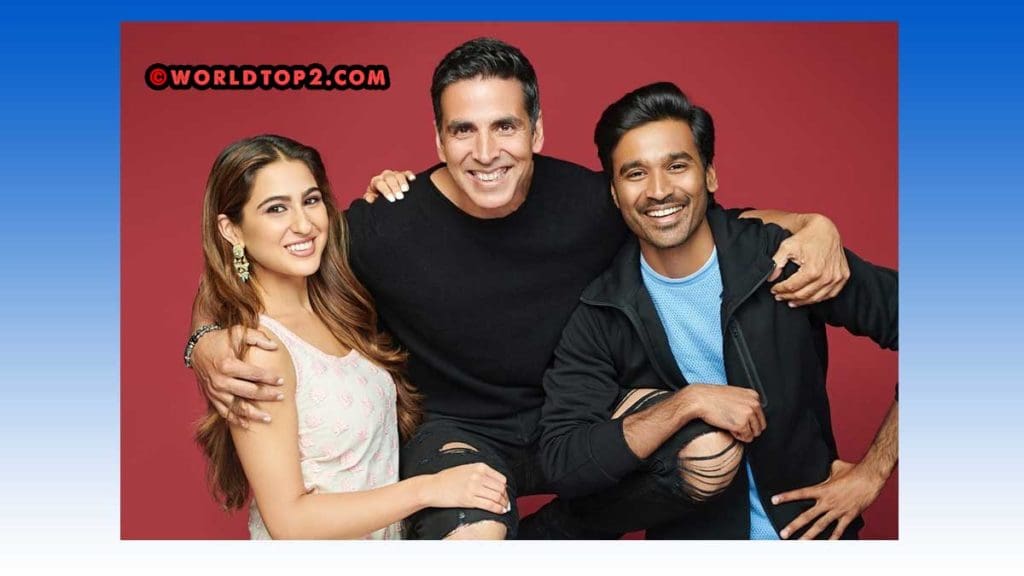 Sara Ali Khan with Akshay Kumar and Dhanush