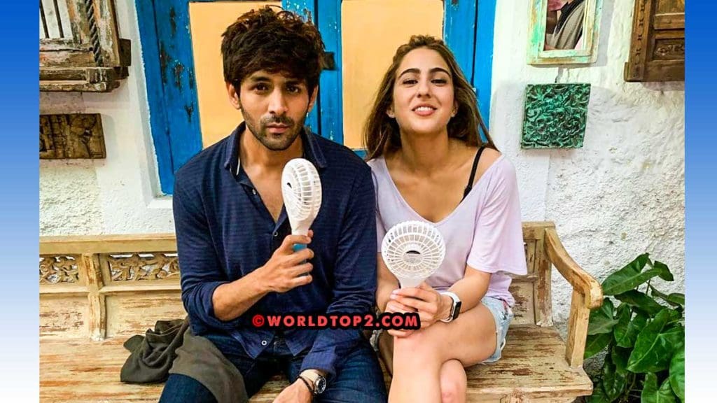Sara Ali Khan with Kartik Aaryan