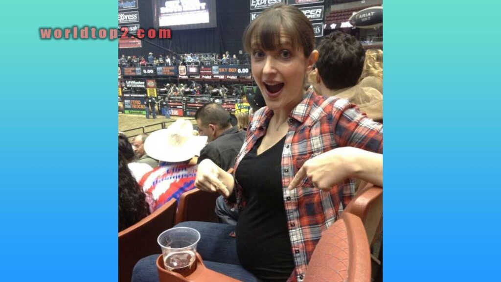 Kathryn Fiore Tigerman when pregnant