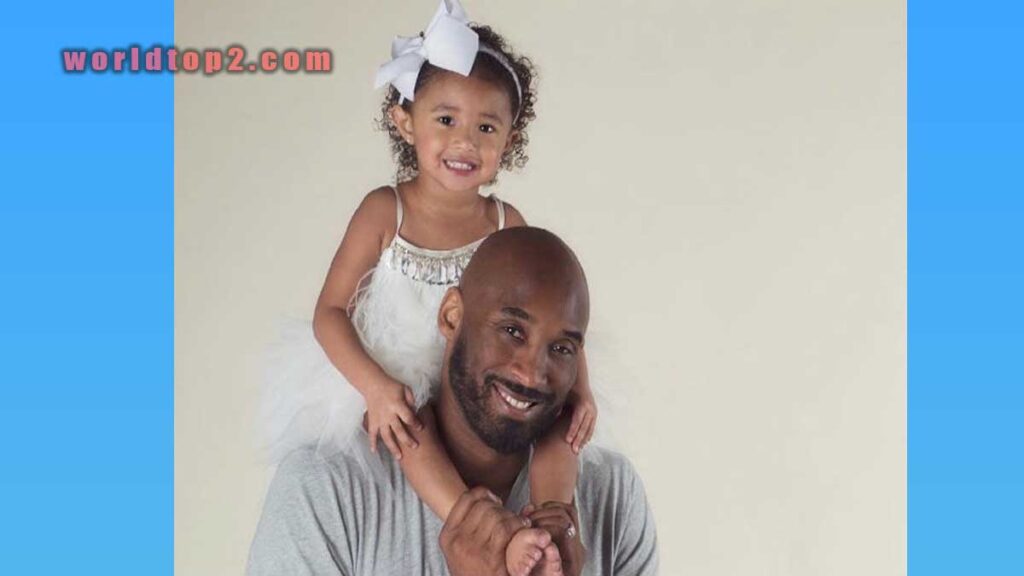 Bianka Bryant with her dad