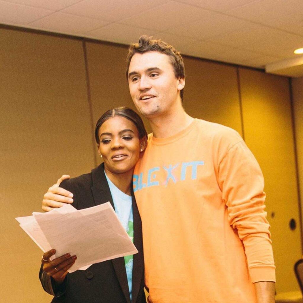 Charlie Kirk with Candace Owens