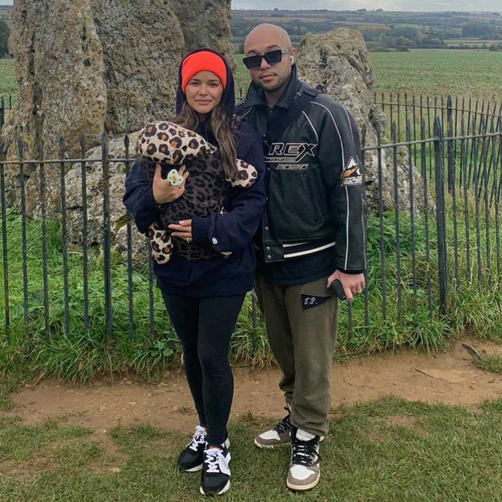 Jax Jones with his wife and daughter