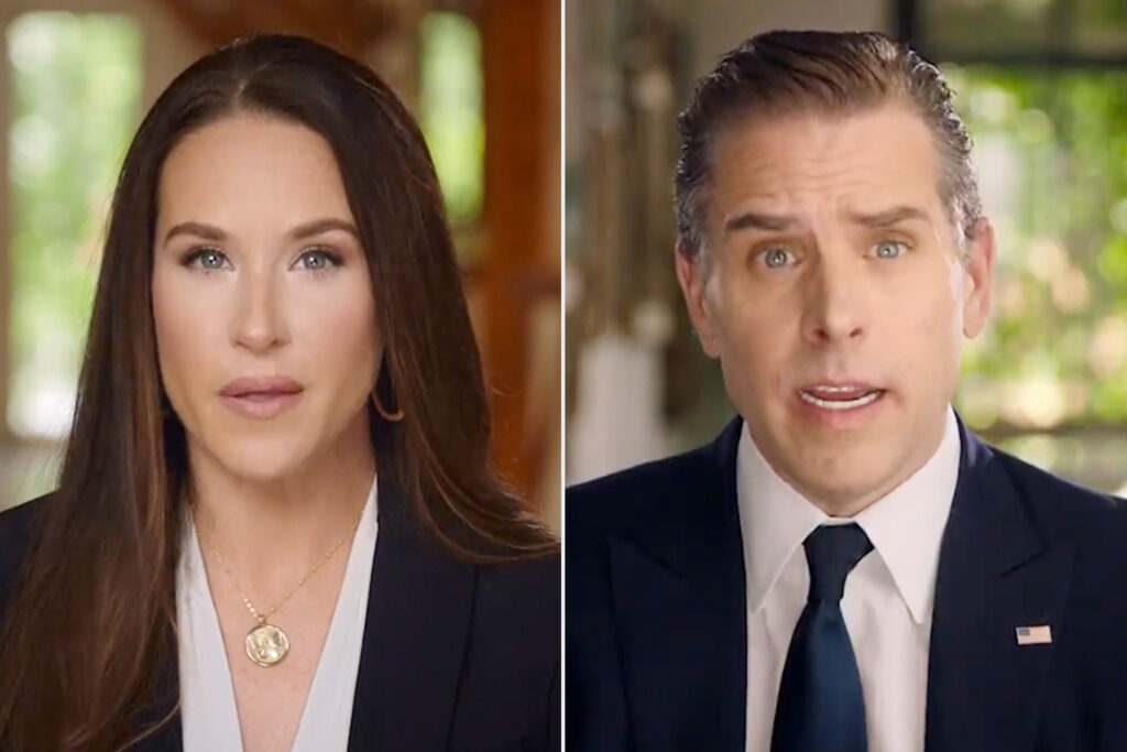 Ashley Biden with her brotherhunter biden