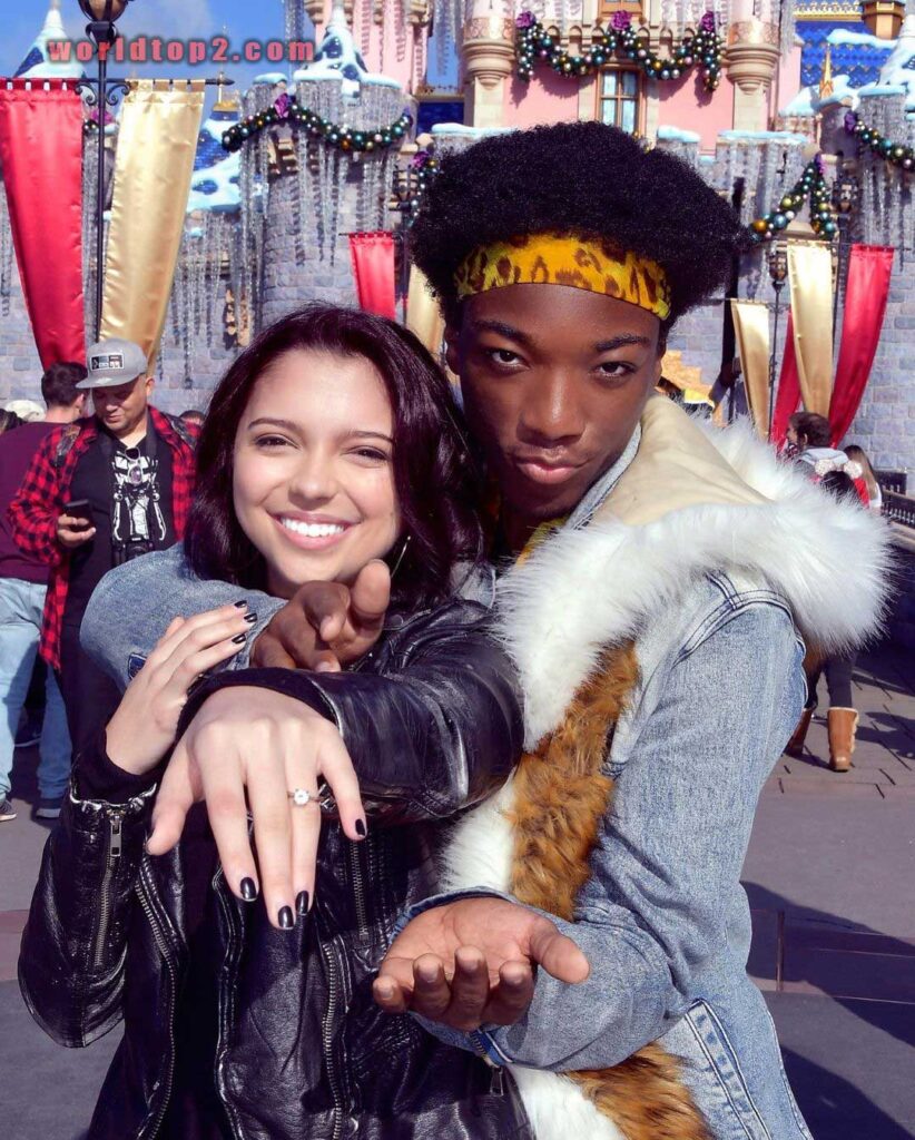 Cree Cicchino with her boyfriend Jaheem Toombs