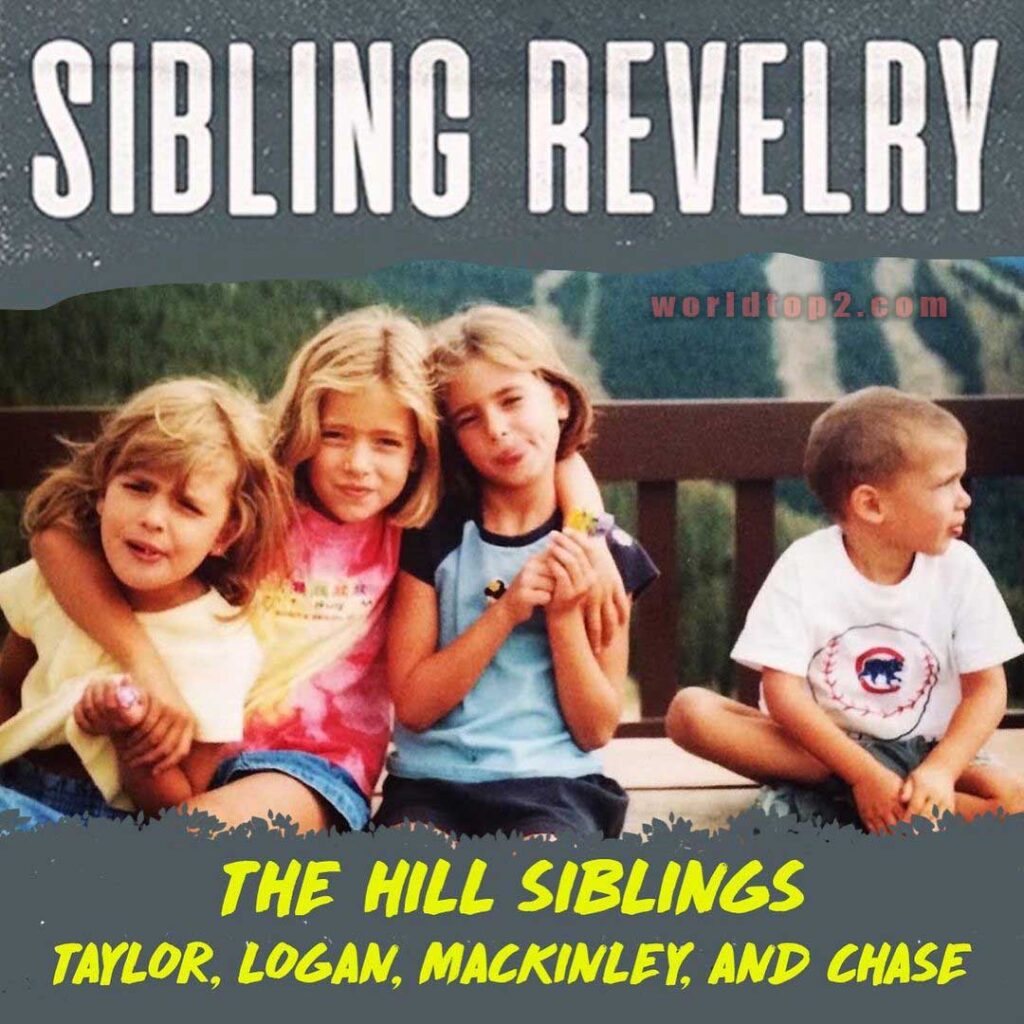 Taylor Hills childhood with her siblings