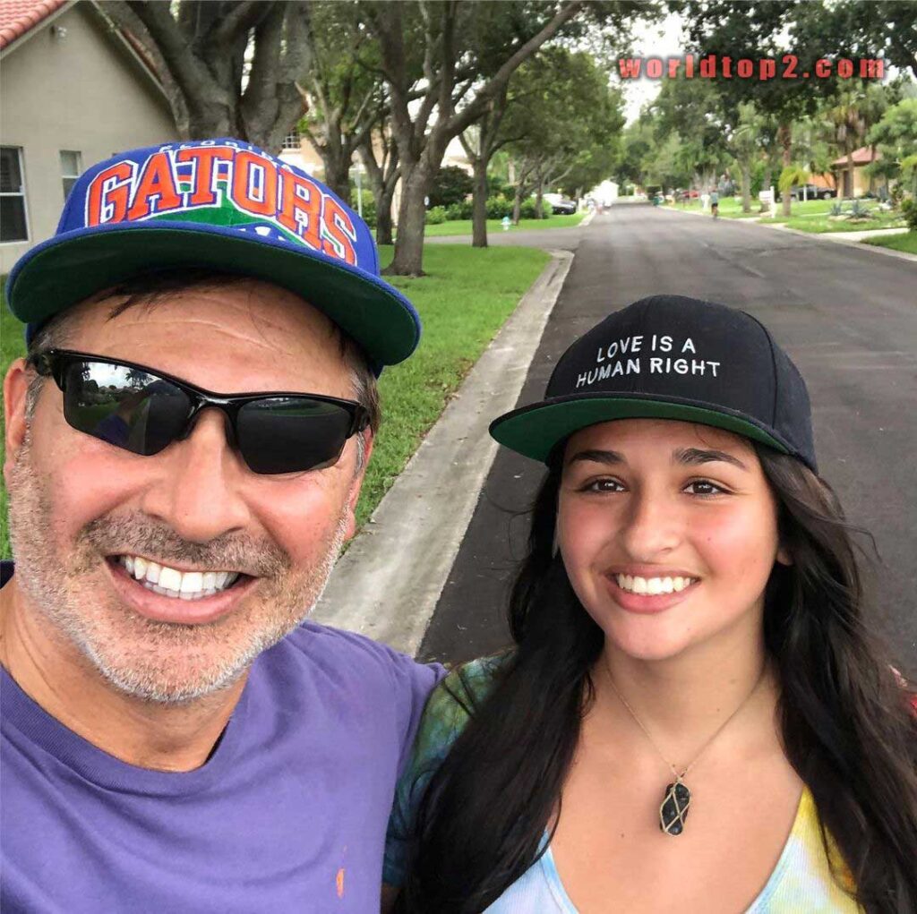 Jazz Jennings with her father