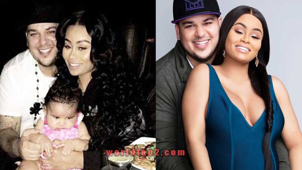 Blac Chyna and Rob Kardashian and daughter Dream Renée Kardashian