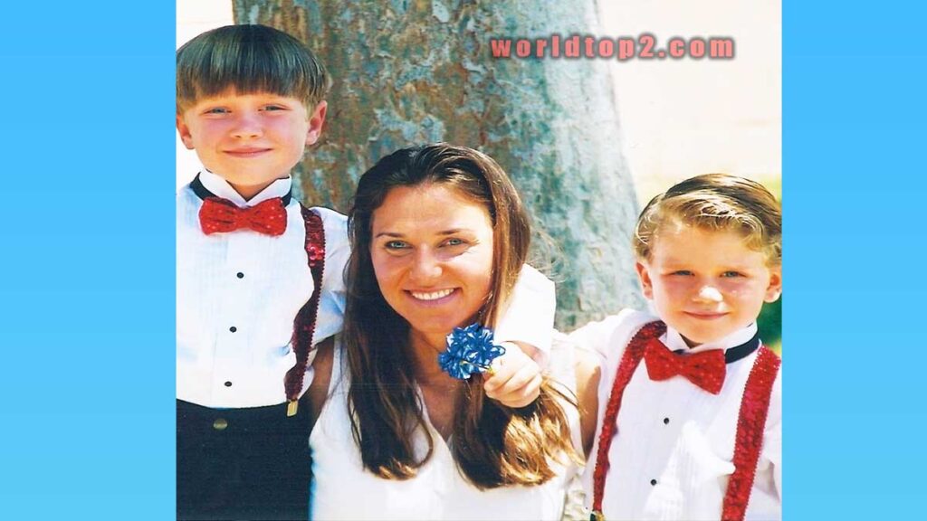 Collins Key with his wife and brother Devan Key