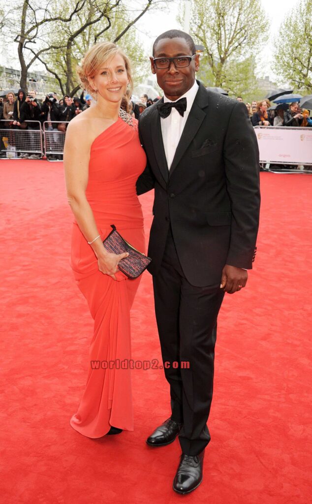 Kirsty Handy with her husband David Harewood