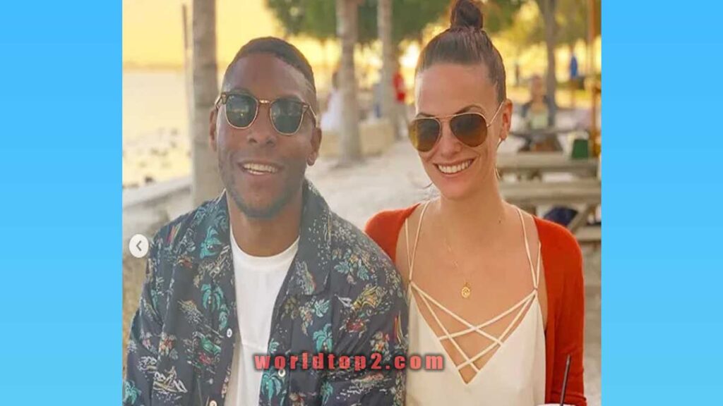 Melanie Zanona with her husband Jason Robert