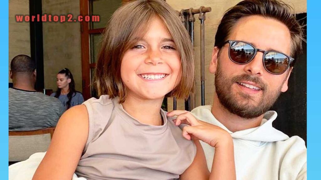 Penelope Disick with her father Scott Disick