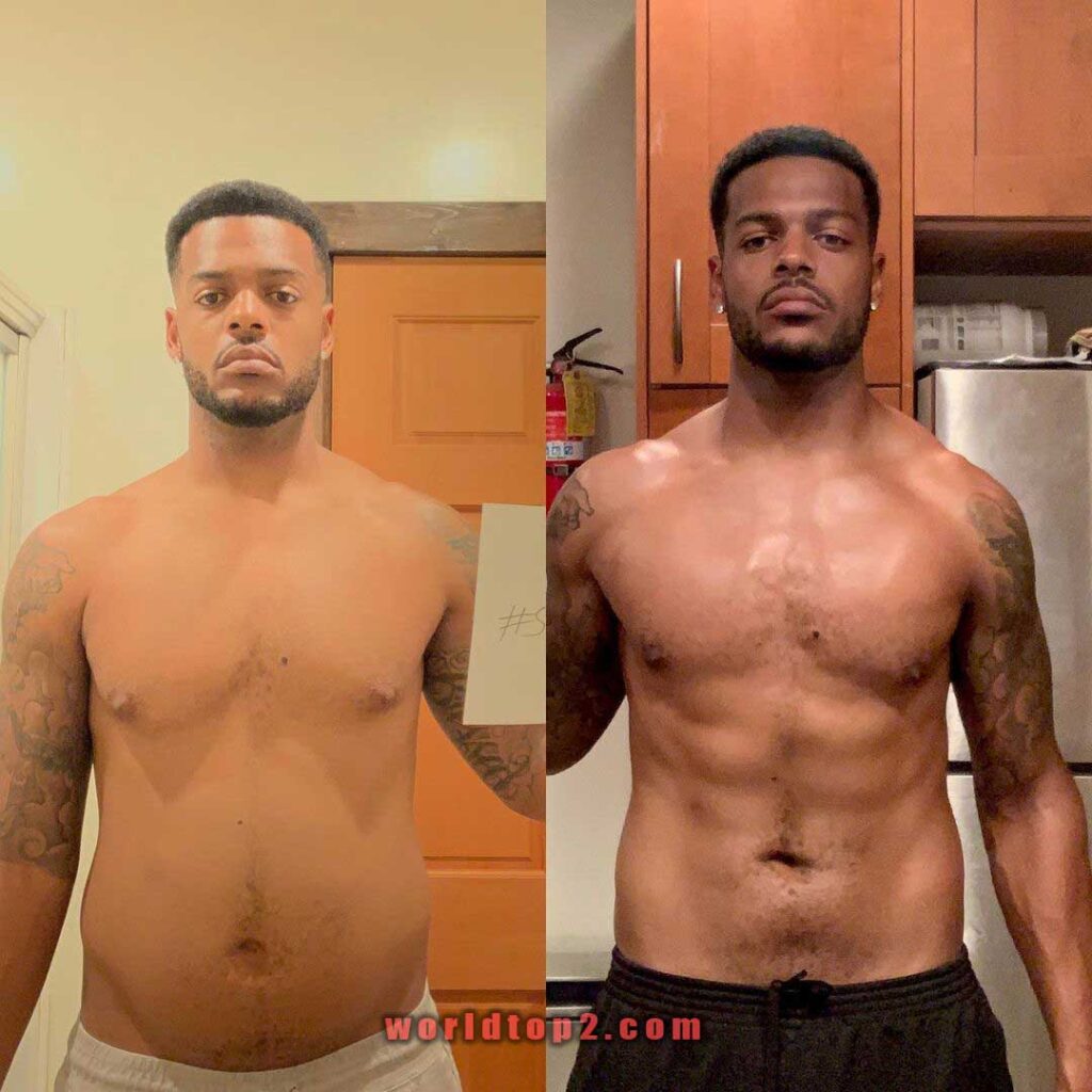 Tim Willy body before and after