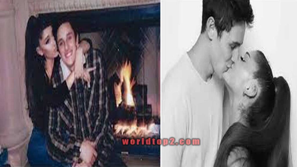 Ariana Grande with her husband Dalton Gomez