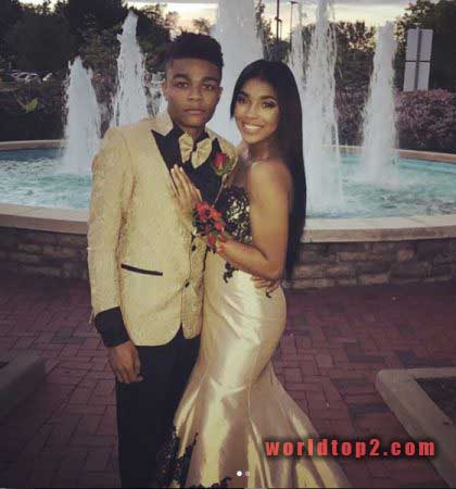 Cornell Haynes III with his girlfriend