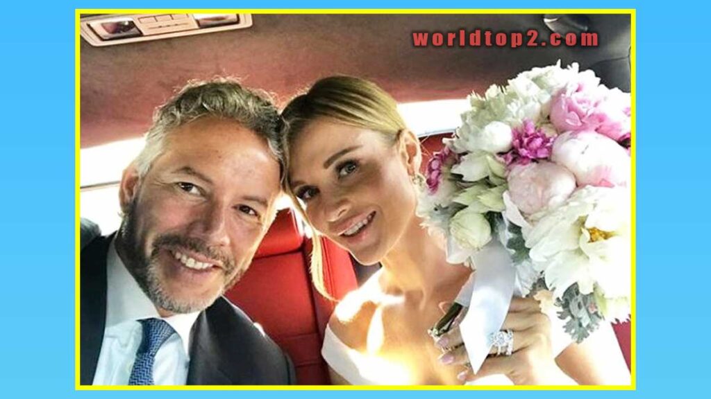 Douglas Nunes with his wife Joanna Krupa