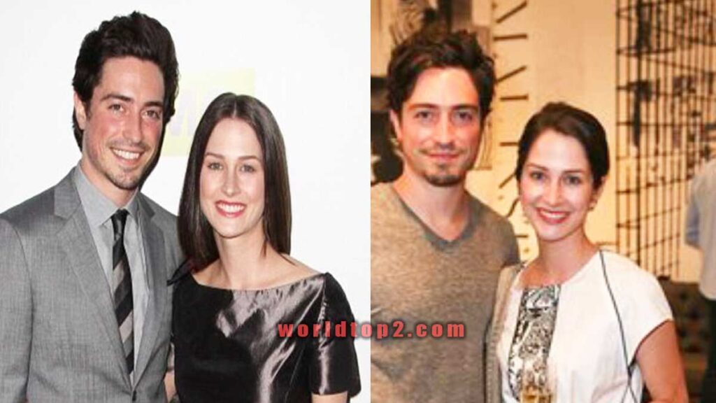 Kit Frederiksen with his wife Perdita Weeks