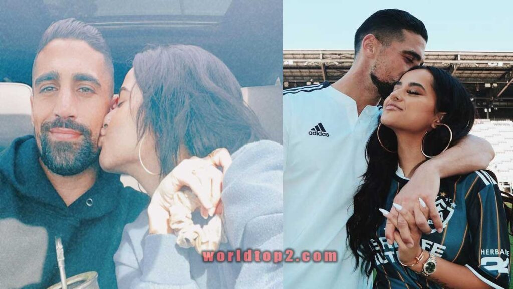 Becky G with her boyfriend Sebastian Lletget