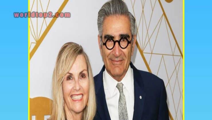 Deborah Divine with her husband Eugene Levy