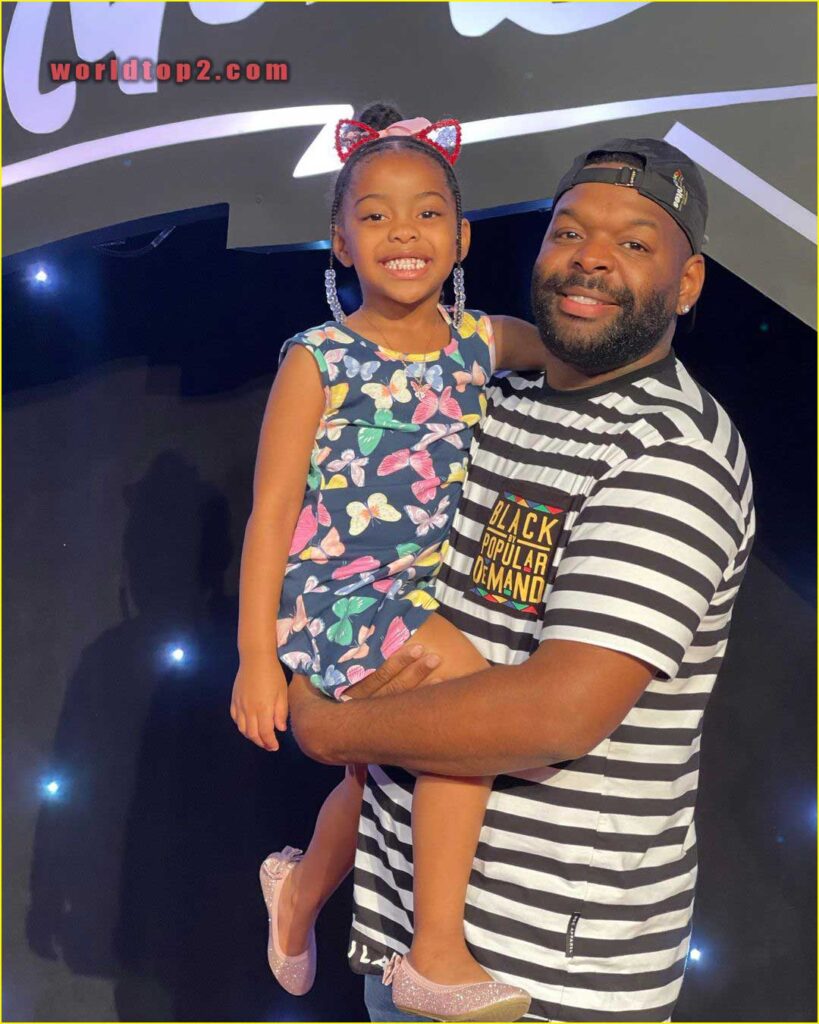 Kerwin Claiborne with his daughter