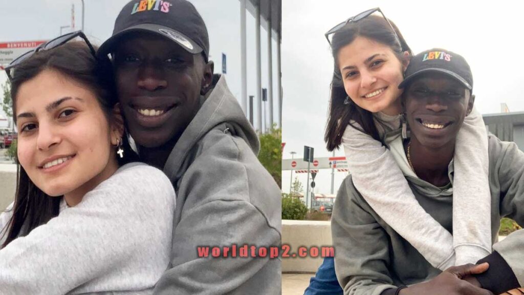 Khaby Lame with his girlfriend Zaira Nucci