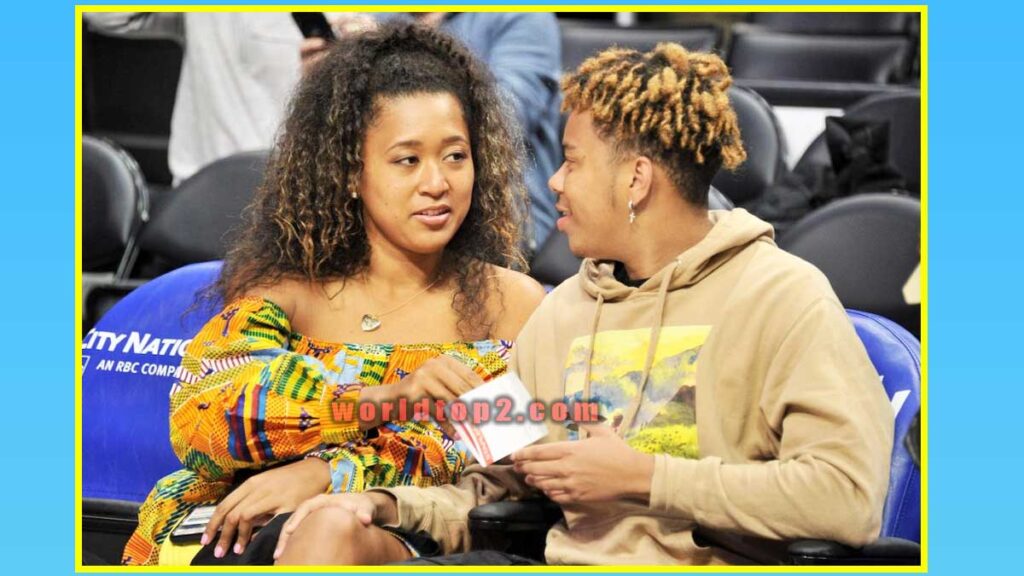 Naomi Osaka with her boyfriend Cordae