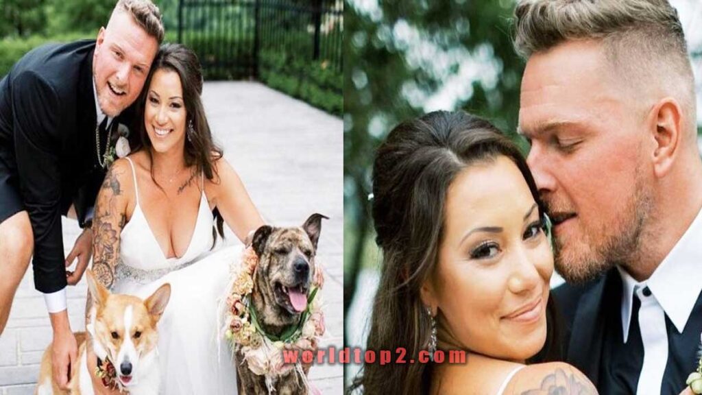 Samantha Ludy with her husband Pat McAfee