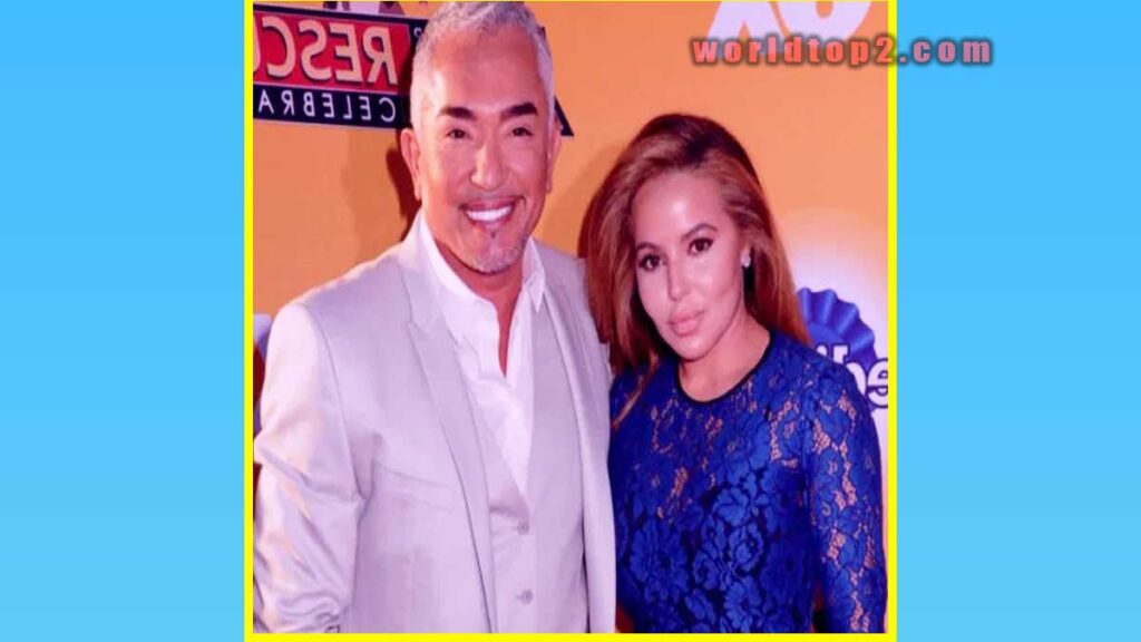 Cesar Millan with his fiance Jahira Dar