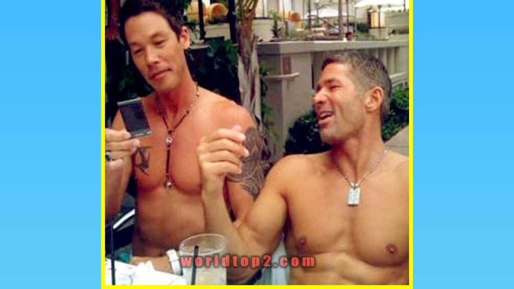 David Bromstad with his partner Jeffrey Glasko