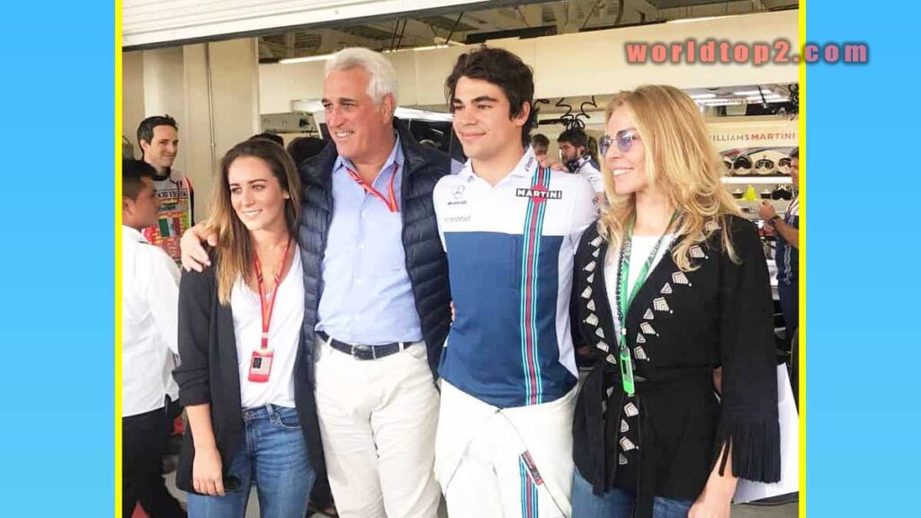 Claire-Anne Stroll with her husband son and daughter