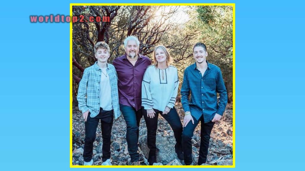 Ryder Fieri with his parents and brother