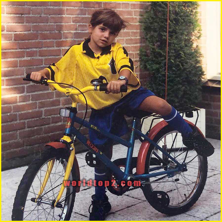 Danielle van De Donk when she was young