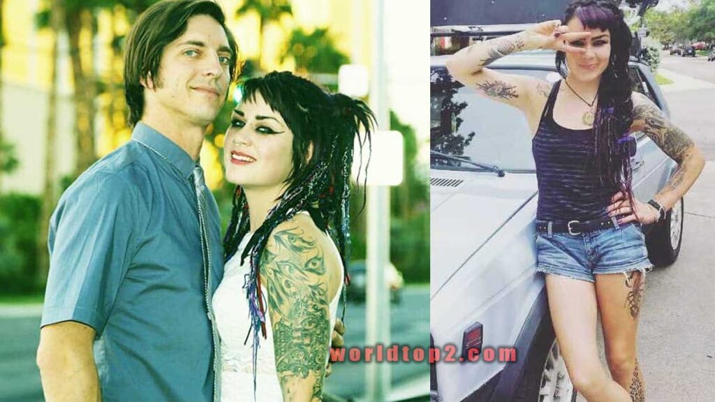 Faye Hadley with her husband Brandon Hadley