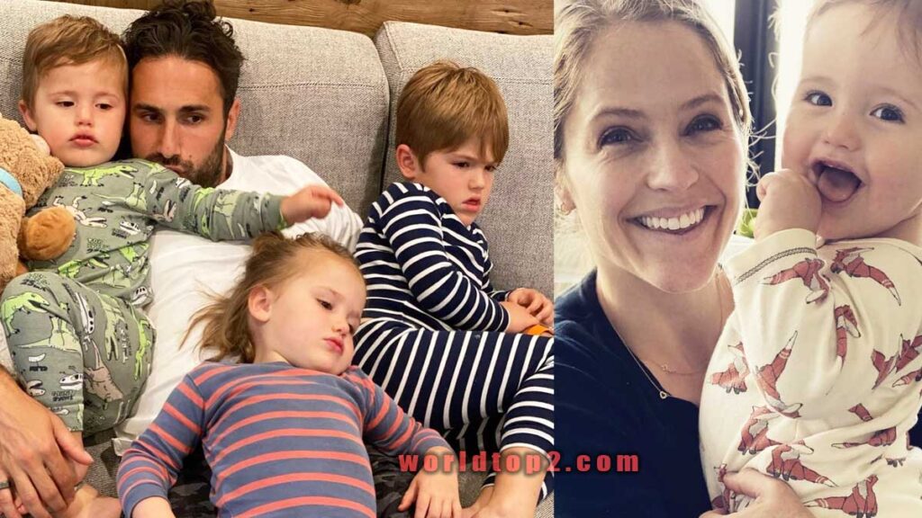 Max Shifrin with his children and wife