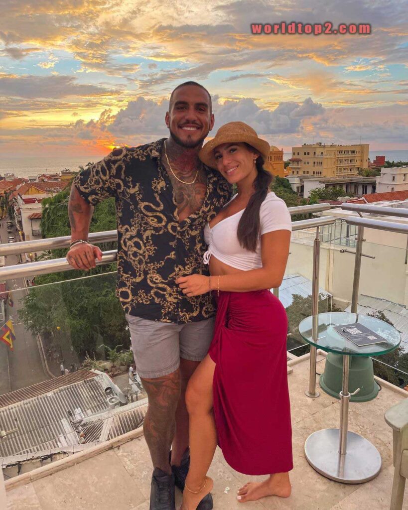 Ramses Principe with his girlfriend drea thomas