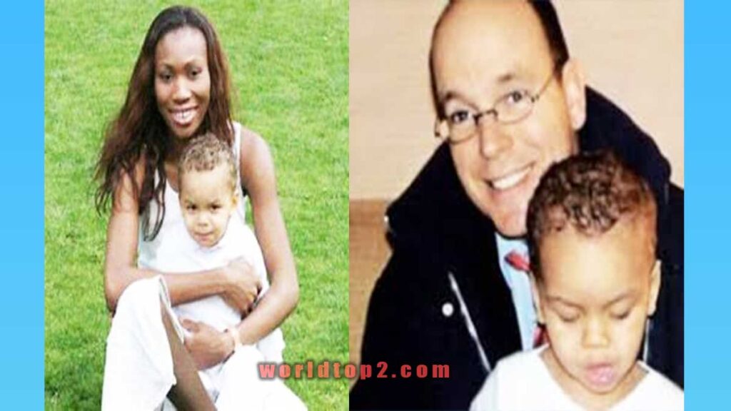 Alexandre Grimaldi Coste with his father and mother