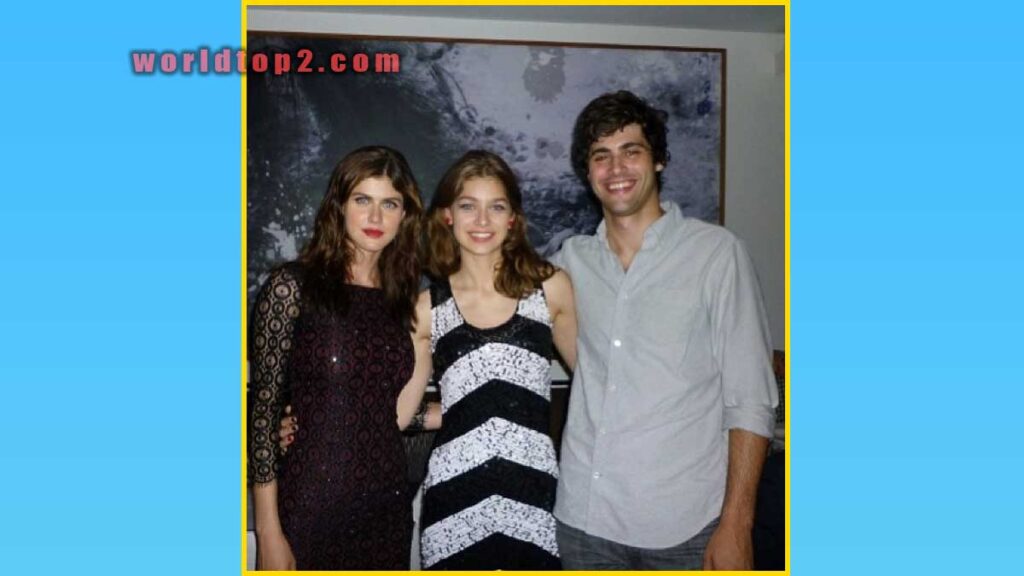 Catharine Daddario with her brother and sister