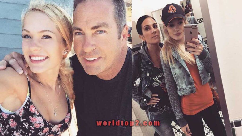 Claudia Walsh with her boyfriend