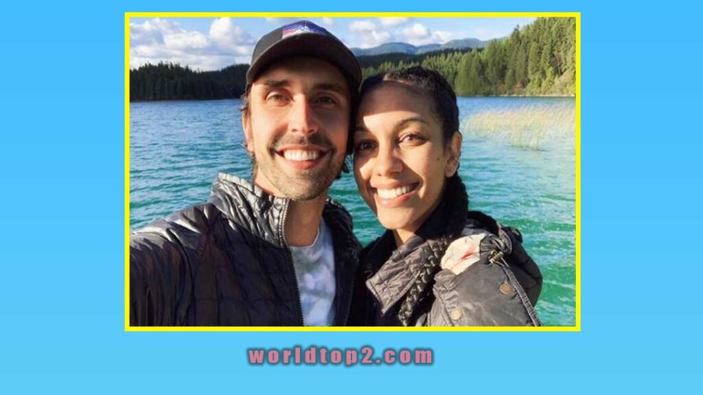 Corinne Foxx with her boyfriend