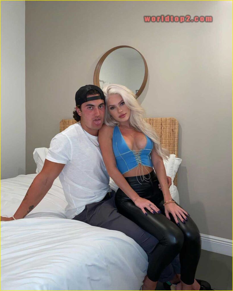 Jesse James West with his girlfriend