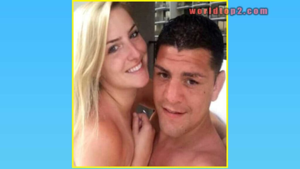 Nick Diaz with his girlfriend