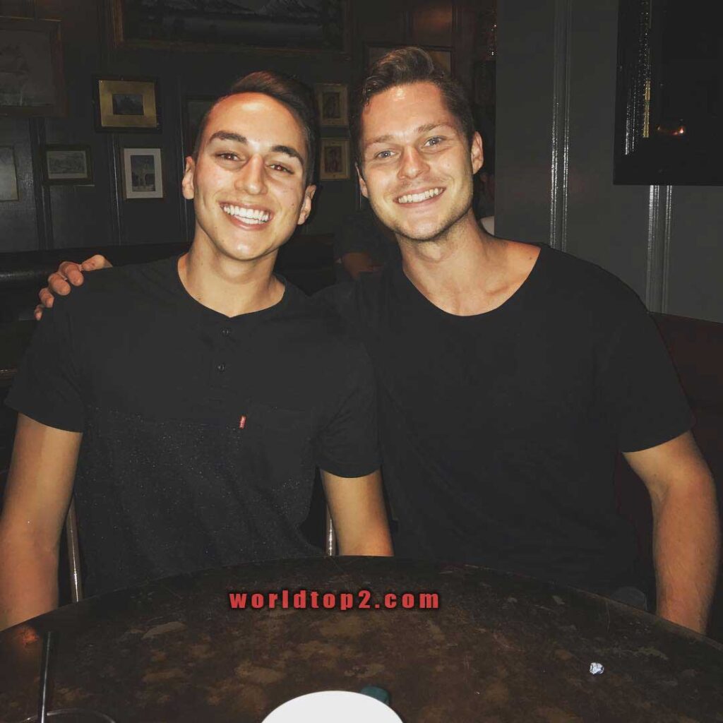 Stevie Emerson with his father