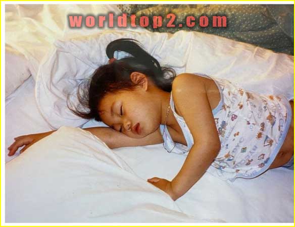 HoYeon Jung childhood photo