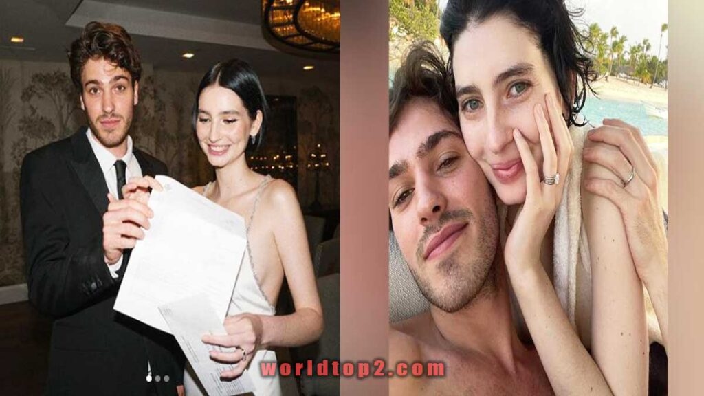 Meadow Walker with her husband Louis Thornton Allan