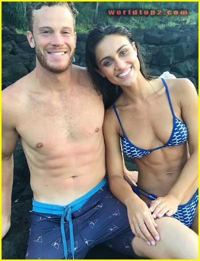 Steph Rayner with her boyfriend