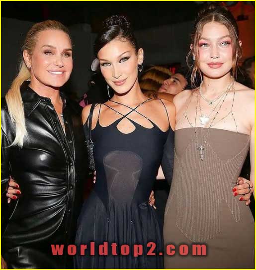 Yolanda Hadid with her daughters